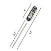 1pc; -58FÂ¬âˆž~572FÂ¬âˆž; 304 Food Grade Stainless Steel; Probe Type Electronic Thermometer