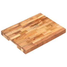 Chopping Board 15.7"x11.8"x1.6" Solid Acacia Wood