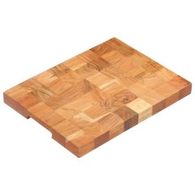 Chopping Board 15.7"x11.8"x1.5" Solid Acacia Wood