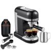 20 Bar Espresso Machine, 1350W High Performance and 1.4 L Detachable Transparent Water Tank