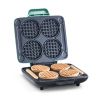 Multi Mini Waffle Maker: Four Mini Waffles, Perfect for Families and Individuals, 4 Inch Dual Non-stick Surfaces with Quick Release & Easy Clean