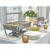 Foldable Frame Buffet Chafer Set, 8-Quart, Stainless Steel Finish