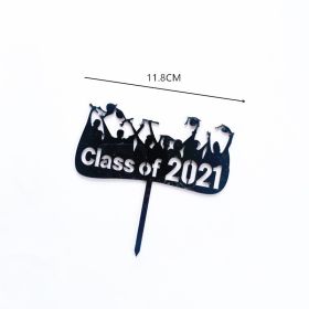 Acrylic Graduation Season Cake Decoration Insert (Option: 2 Style)