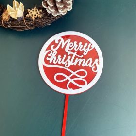 Bake Cake Decorations For Christmas (Option: 965red)