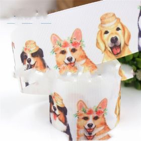 38mm Pattern Thermal Transfer Thread Ribbon DIY Handmade Packaging Accessories (Option: G 18831 1076-100yards)