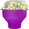 1pc Collapsible Silicone Microwave Popcorn Popper - Quick and Easy Way to Make Delicious Popcorn at Home