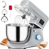 Smart Household 660W Stand Mixer 6-Speed Tilt-Head Dough Mixer W/ 3 Attachments