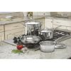 Chef's Classic Stainless Steel 11 Piece Cookware Set (77-11G)